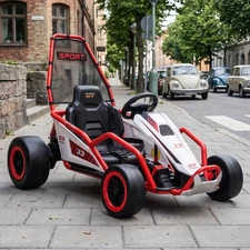 Детский электрокарт M 6374EL-3(24V) красный два мотора по 200W